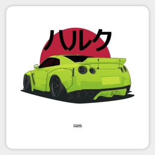 Nissan GTR "Hulk Japanese" Sticker